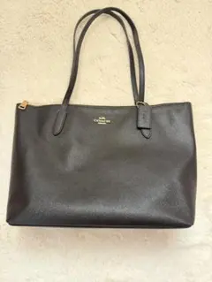COACH トートバッグ ブラック レザー