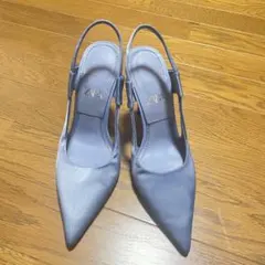 ZARA ポインテッドトゥ ミュール　ハイヒール