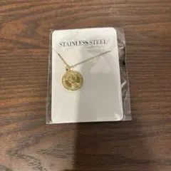 ゴールド コイン型ペンダント ネックレス