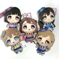 Poppin'Party ぷちっしゅ ぬいぐるみ 全5種 バンドリ - メルカリ