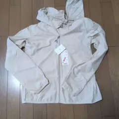 UNIQLO ポケッタブルUVカットパーカー M ベージュ