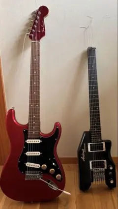 ☆ARIA pro2 ヘッドレス& Tony Smith ストラト2本セットのサムネイル