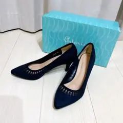 【美品】DIANA Artemis ネイビー スエード パンプス