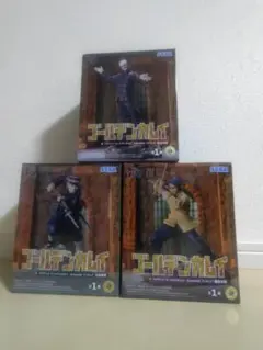 ゴールデンカムイ XrossLink フィギュア 鶴見中尉 鯉登少尉 月島軍曹