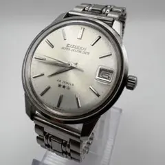 CITIZEN 腕時計 PARA40M 27石 デート メンズ シルバー 自動巻 | Mercari