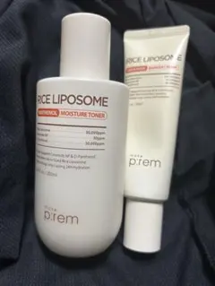 make p:rem RICE LIPOSOME 化粧水、バリアクリームセットのサムネイル