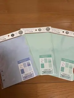 A5カスタムノート　シール台紙リフィル 3枚セット