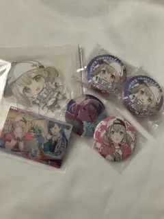 プロセカ　小豆沢こはね　缶バッジ　アクリルスタンド　ウエハース　まとめ売り