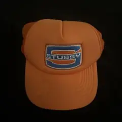 STUSSY メッシュキャップ オレンジ