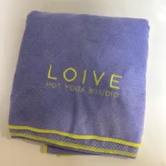 LOIVE ホットヨガタオル 紫色
