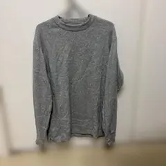 ユニクロ UNIQLO ソフトニットフリースクルーネックＴ　Ｌ　グレー