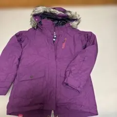 ROXY スノーボードウェア パープル系XL（150-165）