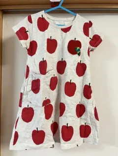 graniph リンゴ柄 半袖ワンピース 110