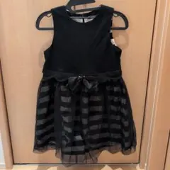 HUSHUSH 黒ノースリーブワンピース 120 発表会