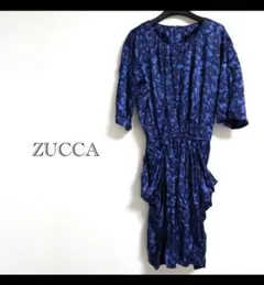値下げ　ZUCCA ワンピース　ブルーのサムネイル