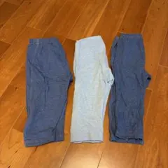 ユニクロキッズレギンス 7分丈 3点セット110センチ