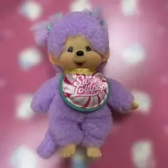 モンチッチ キーチェーン ピンク スウィートロリポップ カラビナ