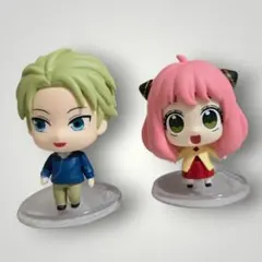 カプセルトイ　SPY×FAMILY　アーニャとロイドミニ フィギュアセット