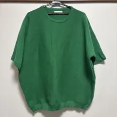 12/27まで限定 ASTRONOMY 半袖ニット グリーン