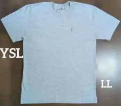 【90sヴィンテージ】イヴサンローラン YSL 刺繍ロゴ Tシャツ [LL]のサムネイル