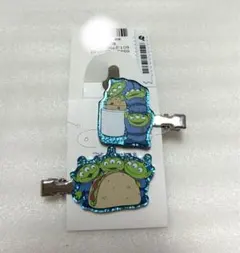 しまむら　シャンブル　ディズニー　トイストーリー　エイリアン　ヘアクリップ2点