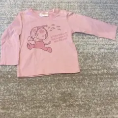 アンパンマン 長袖Tシャツ ピンク