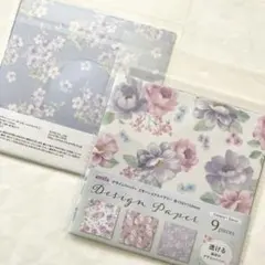 ★キャンドゥ★デザインペーパー★エモーショナルフラワー　２冊セット★