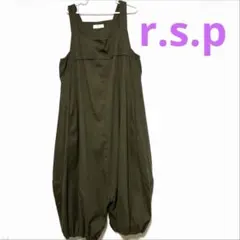 r.p.s サロペット カーキ オーバーオール　フリー