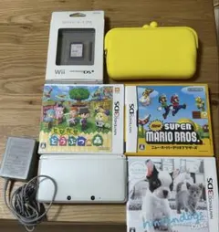 すぐ遊べるセット】ニンテンドー 3DS LL ホワイト本体 ＋ ソフト12本