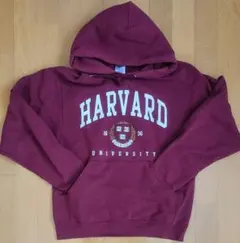 古着パーカー えんじ色