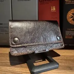 6T leather works カスタム ショートトラッカーウォレット - メルカリ