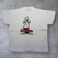 90s ドナルド ビンテージ Tシャツ シングルステッチ レトロ ダック 綿