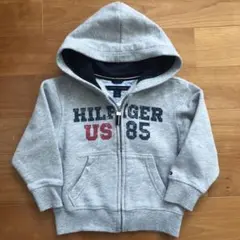 TOMMY HILFIGER 2T フード付き裏起毛パーカー