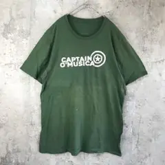 B2142古着　Tシャツ バックプリント　緑　90s Y2K