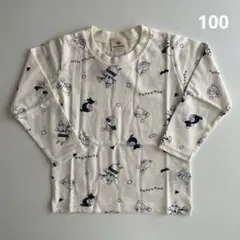 新品 (100) 長袖Tシャツ アンパンマン バイキンマン ダダンダン しまむら
