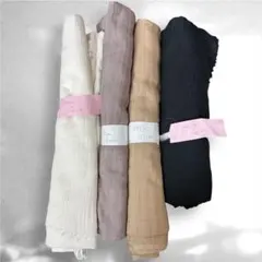 【夏向け生地】薄手の無地4枚セット