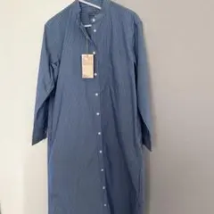 お値下げしました❣️無印　スタンドカラー長袖ワンピース　Ｍ