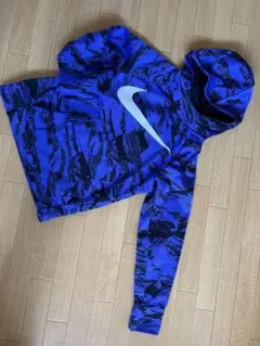Nike DRI-FIT 迷彩柄 パーカー 140 150 小学生　ナイキ