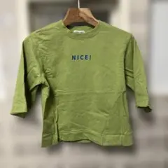 SHOO LA RUE NICE! ロゴ 七分袖Tシャツ 130cm