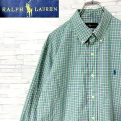 ラルフローレン Ralph Lauren 長袖シャツ BDシャツ 刺繍ロゴ L