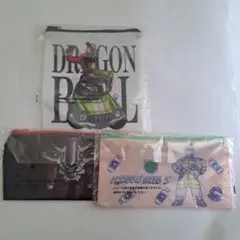 ドラゴンボール　一番くじ　ポーチ　3ケセット
