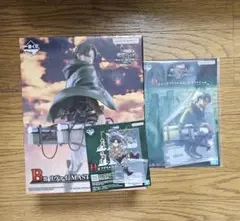 進撃の巨人 一番くじ B賞 D賞 H賞 リヴァイ セット フィギュア