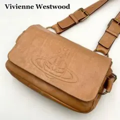 未羽様専用✨ ヴィヴィアン アコード ショルダーバッグ 本革 オーブ キャメル