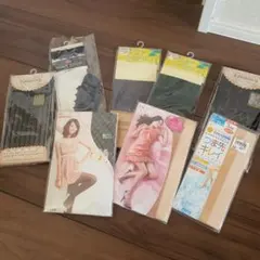 未使用 5000円相当 ストッキング 網タイツ ニーハイ 8点 セット 安い