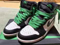 Nike Air Jordan 1 ブラック/ホワイト/グリーン
