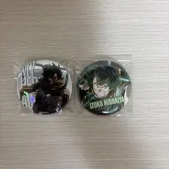 僕のヒーローアカデミア　緑谷出久　缶バッジ　2点セット