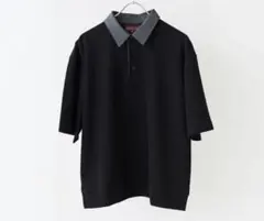 ETELIO ポロシャツ ブラック