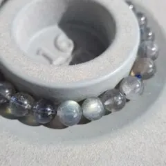 み*)様 天然石 高品質 ラブラドライト ブレスレット 716a 7.5mm