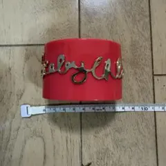 【SEE BY CHLOE】シーバイクロエ ロゴ入り 太バングル ピンクのサムネイル