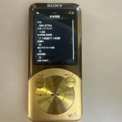 SONY WALKMAN NW-S756 ゴールド76 - メルカリ